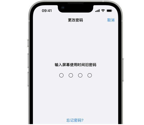 夏县iPhone屏幕维修分享iPhone屏幕使用时间密码忘记了怎么办 