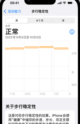 夏县iPhone手机维修如何在iPhone开启'步行稳定性通知'