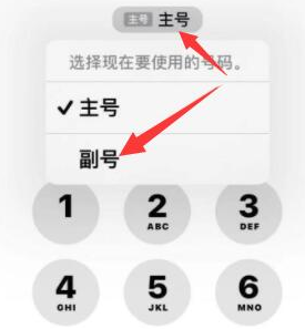 夏县苹果14维修店分享iPhone 14 Pro Max使用副卡打电话的方法 