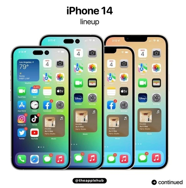 夏县苹果14维修分享iPhone 14全家福 
